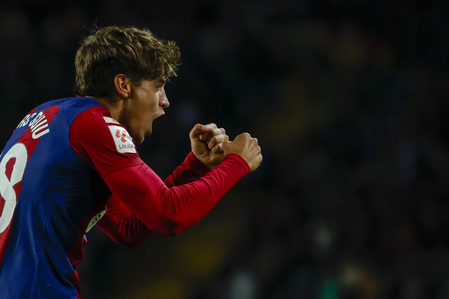 17 year old Guiu scores seconds into his first team debut to give
